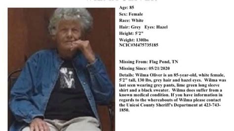 Missing 85 Year Old Tennessee Woman Located Safely Wztv