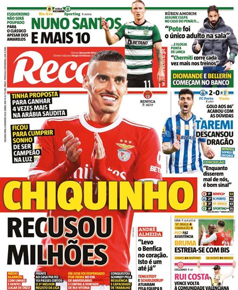 Capa Jornal Record Fevereiro Capasjornais Pt