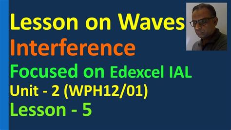 Lesson On Constructive And Destructive Interference Of Light Waves