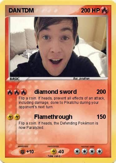 Pokémon Dantdm 950 950 Diamond Sword My Pokemon Card