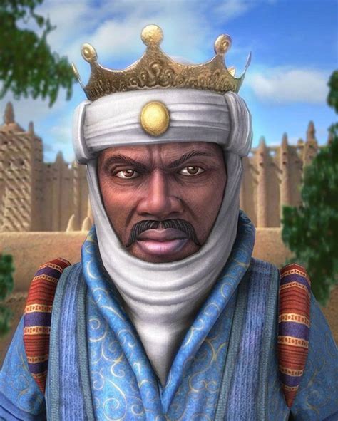 This Is A Painting Of Mansa Musa The Most Renowned Ruler Of The Empire Of Mali He Brought Mali