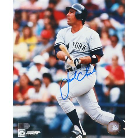 Jack Clark Signed Yankees 8x10 Photo AIV Pristine Auction