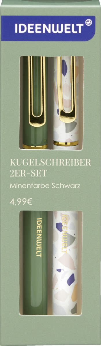 Ideenwelt Er Set Kugelschreiber Mint Terrazzo Von Rossmann Ansehen