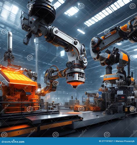 Industrie Intelligente Future Usine Révolution Industrielle Production