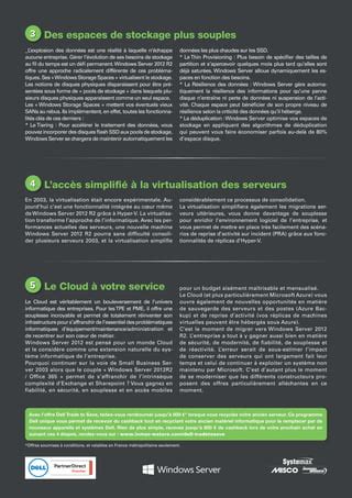 5 Bonnes Raisons De Migrer Vers Windows Server 2012 PDF