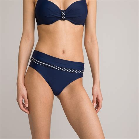 Culotte Per Bikini Effetto Ventre Piatto Blu Box La Redoute Collections