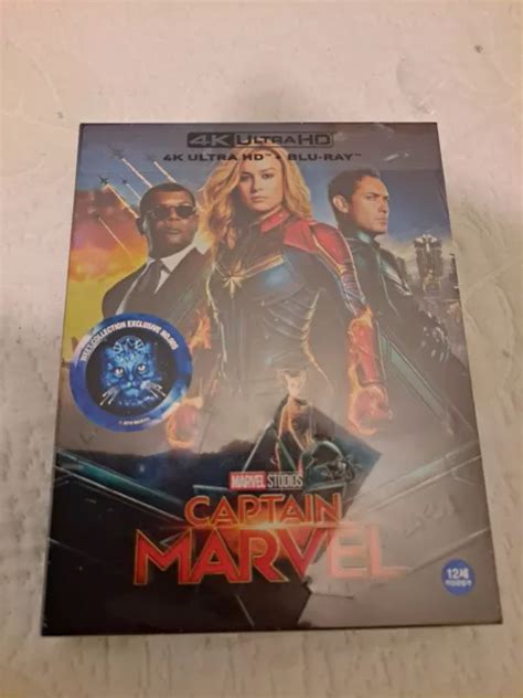 Captain Marvel Weet Collection K Blu Ray Steelbook New Sealed