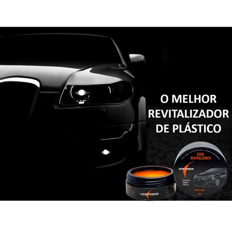 Cera Automotiva de Carnaúba original Revitalizadora de plastico