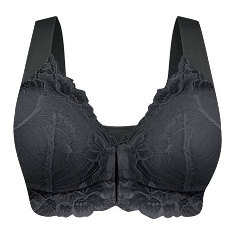 DORKASM Plus Size Front Closure Bras Size 52 Breathable Padded Plus ...