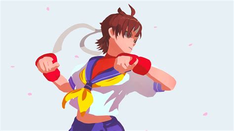 Sakura kasugano Street Fighter - 3D model by YAGI (@yagiStuff) [5e07b43 ...