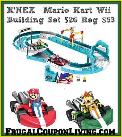 K Nex Mario Kart Wii Building Set Mario Bowser Ice Race Track