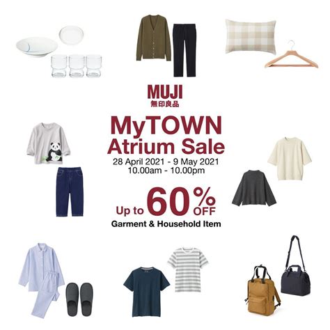 Muji Malaysia Atrium Sale up to 60% OFF selected garment and household ...