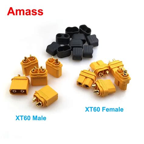 5pcs Original Amass XT60H Connector Plug With Sheath Housing Female