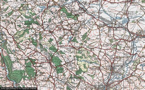 Historic Ordnance Survey Map of Wentworth, 1924