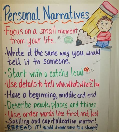 First Grade Narrative Examples