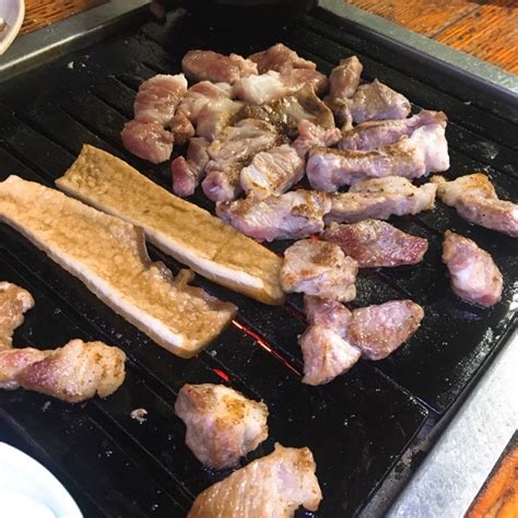 온수역 맛집 옛추억이 떠오르는 연탄불에 구워먹는 주먹고기집 네이버 블로그