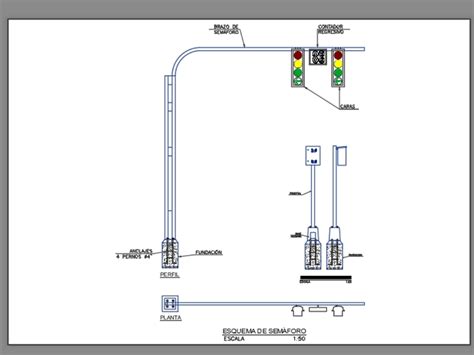 Sem Foro Em Autocad Baixar Cad Gr Tis Kb Bibliocad