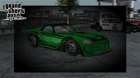 Dodge Viper JV NFS MW скачать для GTA Vice City