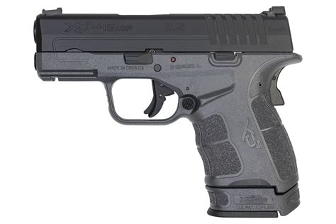 Springfield Xds Mod2 33 Single Stack 45 Acp Pistol With Fiber Optic Sight And Two Tone Gray