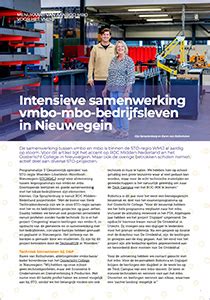 Intensieve Samenwerking Vmbo Mbo Bedrijfsleven In Nieuwegein Sterk