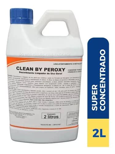 Limpador Desinfetante Clean By Peroxy Spartan L Concentrado Mercadolivre