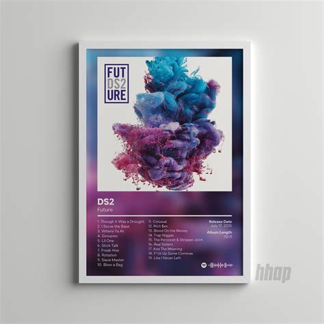 Future DS2 Custom Album Cover Future Rapper Print - Etsy