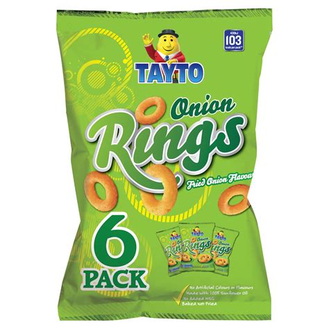 Tayto Onion Rings Crisps 6 Pack 17 G Storefront EN