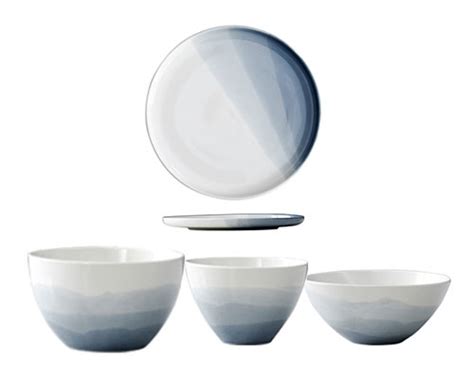 Modern Ceramic Dinnerware | Best Gradient Ceramic Plates