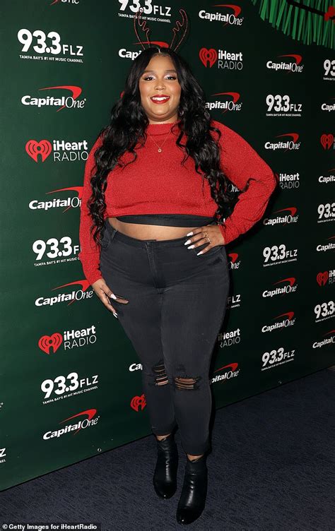 Lizzo Flaunts Her Curves In Spaghetti Strap Leotard For Iheartradio