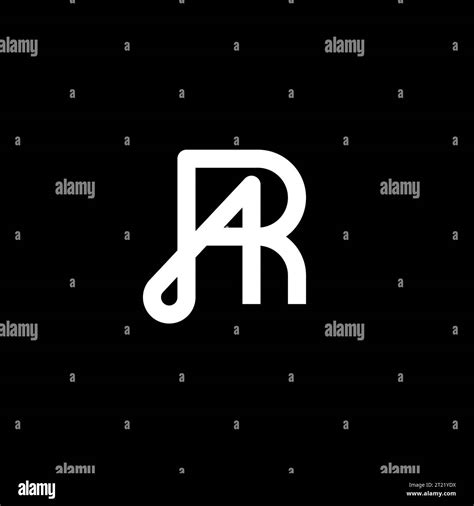 Ra Logo Ra Monogram Initial Ar Logo Letter Ar Logo Icon Vector