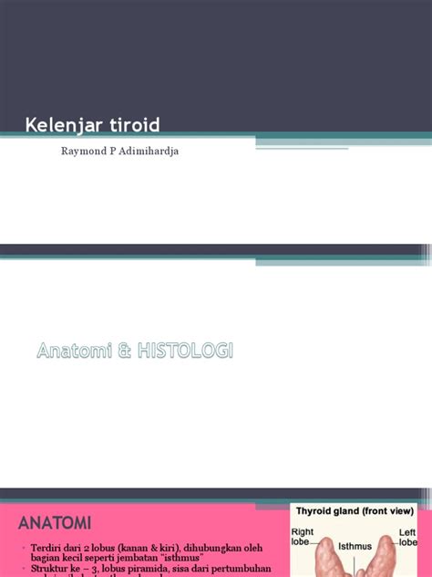 Kelenjar Tiroid | PDF