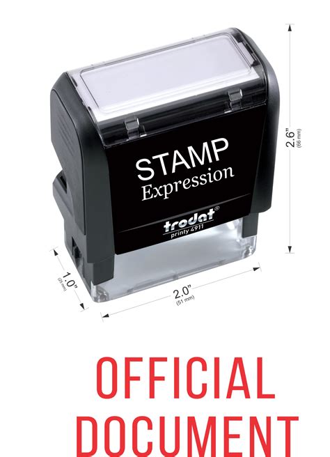 Official Document Stamp