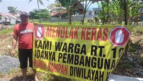 Warga Jahri Saleh Tolak Pembangunan TPS 3R