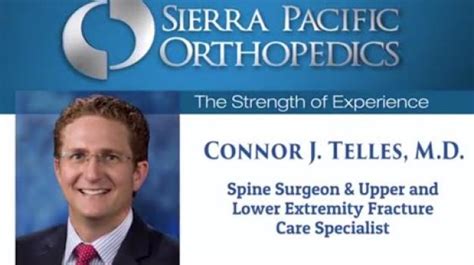 Fresno Spine Surgeon Fresno Ca Connor J Telles Md