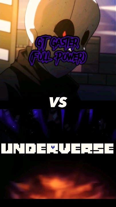 Gt Gaster Vs Underverse Glitchtale Undertale Battle Gaster Sans