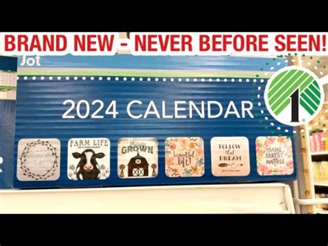 Dollar Tree CALENDARS 2024 ALL 6 Full Look YouTube