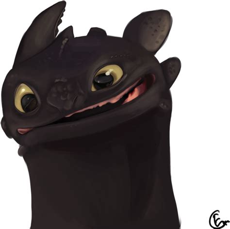 Toothless Dragon Face