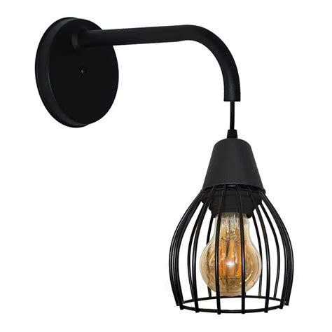 Luz Desing Aplique Jaula Small M Nsula Regulable Deco Vintage Apto Led