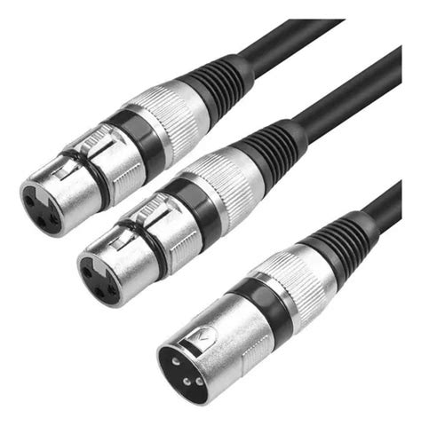 Cable Divisor Pines Xlr Doble Hembra A Macho Mercadolibre