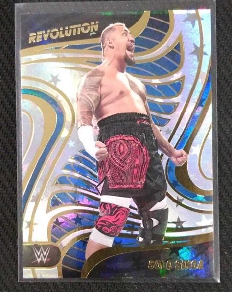 Panini Revolution Wwe Astro Solo Sikoa For Sale Online Ebay