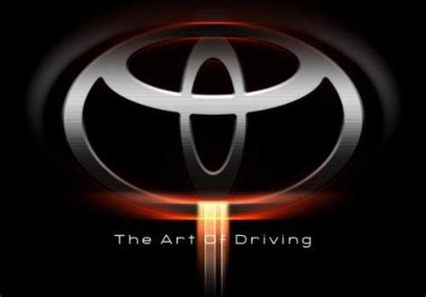 Toyota Logo Fire Background - Toyota Logo on black background with ...