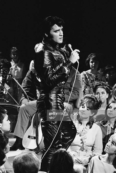 68 Comeback Special Pictured Elvis Presley During His 68 Elvis Presley Pictures