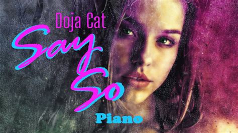 Doja Cat Say So Piano Cover Jazz Version Youtube