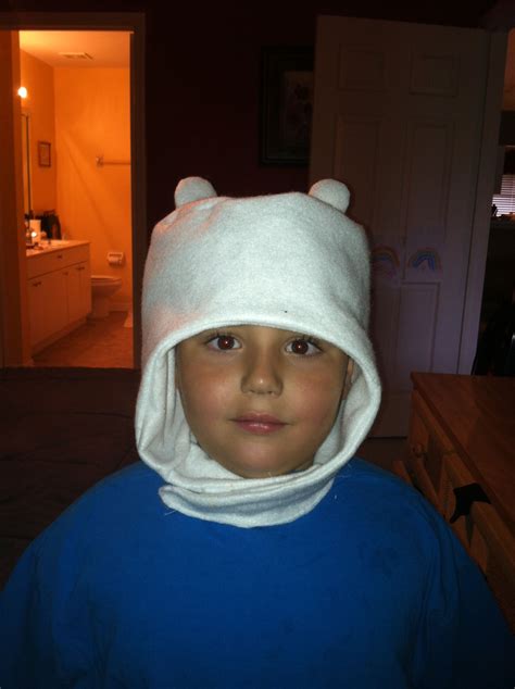 finn from Adventure time hat / a lil big...