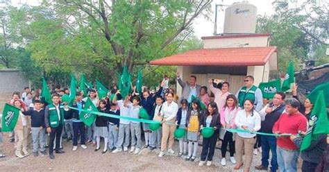 Inauguran Sanitarios De Telesecundaria Benito Ju Rez