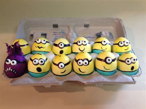 Minion Easter Eggs Minion Easter Eggs Easter Egg Decorating Egg Decorating