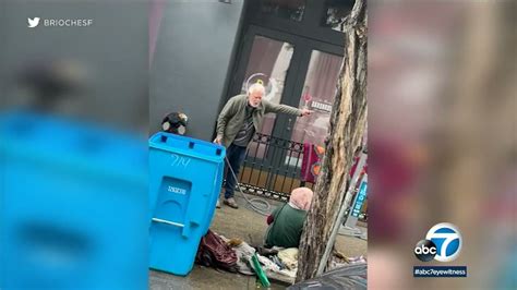 San Francisco Business Owner Sprays Homeless Woman With Hose YouTube