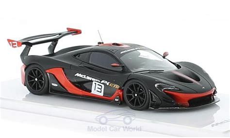 Modellautos McLaren P1 1 43 TrueScale Miniatures GTR Matt Schwarz Rot