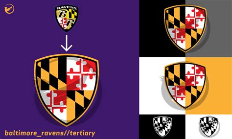 Baltimore Ravens Logo Redesign Concept On Behance