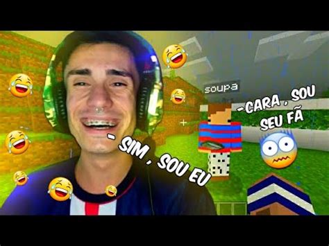 TROLLEI TODO MUNDO FINGINDO SER O NEYMAR NO MINECRAFT TROLLANDO